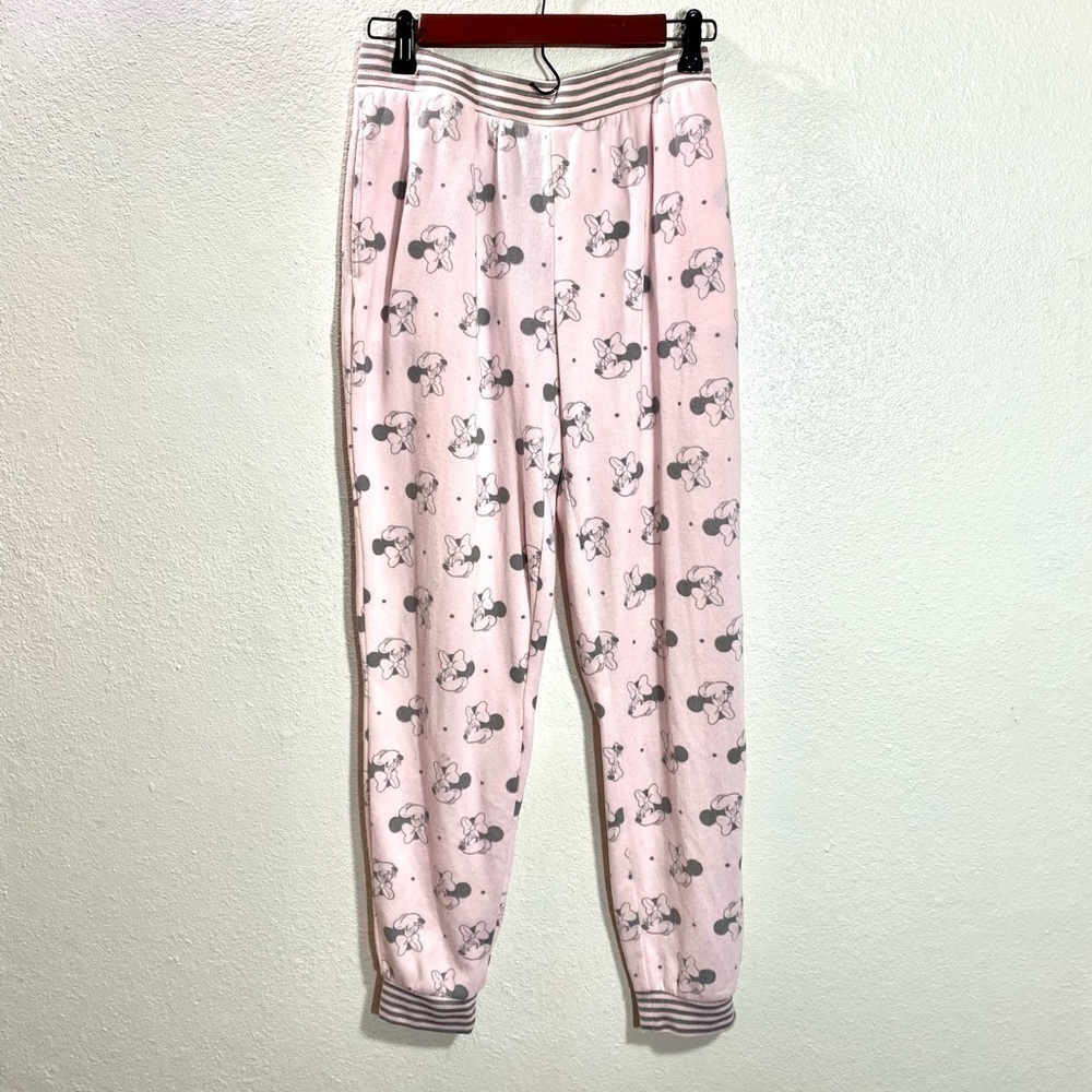 Disney pink minnie mouse pajama pants size S